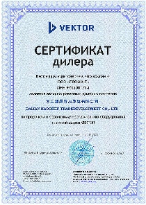 Сертификат VEKTOR 2024-2025