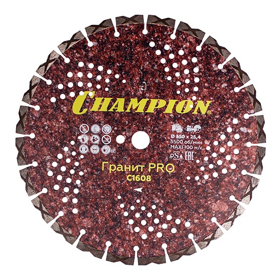   CHAMPION PRO 350/25,4/10 Laser Granitek 