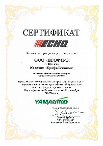 Сертификат Echo 2022